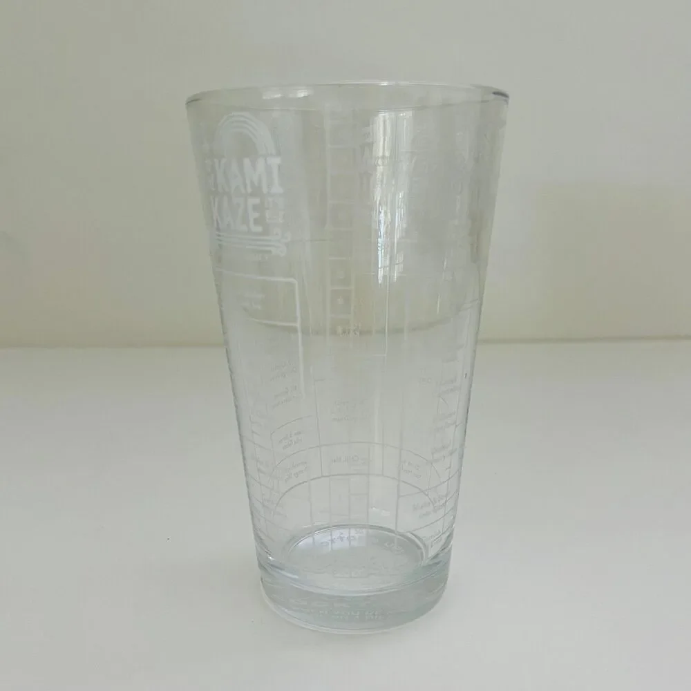 FRED & FRIENDS Good Measure Vodka Cocktail Recipe Glass Cup